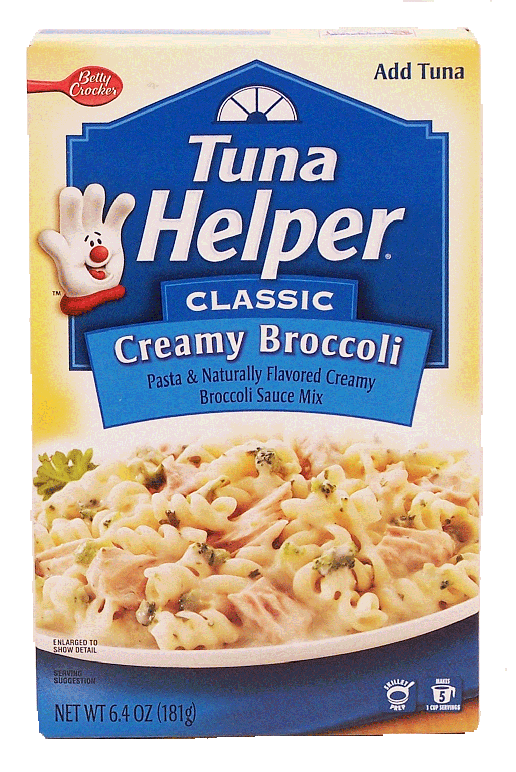 Betty Crocker Tune Helper creamy broccoli: pasta & naturally flavored creamy broccoli sauce mix Full-Size Picture